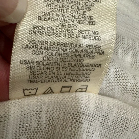 Kate & Sam Gauzy American Flag 4th of July Shirt 3X Sleeveless Peekaboo Back - Picture 7 of 7